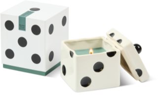 Paddywax Lucky Dice Misted Lime lõhnaküünal keraamilisest materjalist 283 g