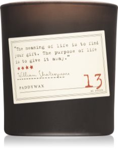Paddywax Library William Shakespeare bougie parfumée 184 g