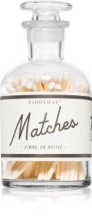 Paddywax Matches White Glass šibice 75 kom