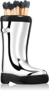 Paddywax Cowboy Boot Match Holder zápalky Chrome Metallic 25 ks