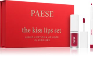 Paese The Kiss Lips Set Classic Red gift set shade 06 Classic Red