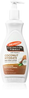 Palmer’s Hand & Body Coconut Oil Formula kosteuttava vartalomaito sisältää E-vitamiinia