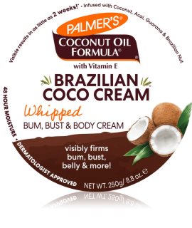 Palmer’s Coconut Oil Formula Brazilian Coco crème raffermissante zones à problèmes 250 g