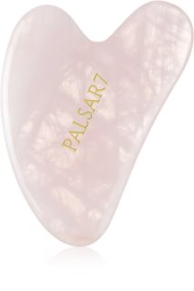 PALSAR7 Guasha Rose Quartz masažinė priemonė Guasha iš rožinio kvarco 1 vnt.