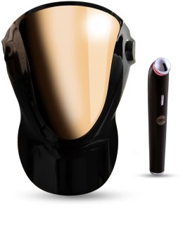 PALSAR7 Exclusive Set Professional LED Mask & Galvanic Iron set ima povoljniju cijenu Black/Gold