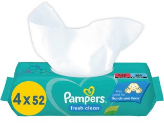 Pampers Fresh Clean Toalhitas húmidas para a limpeza das crianças para pele sensível