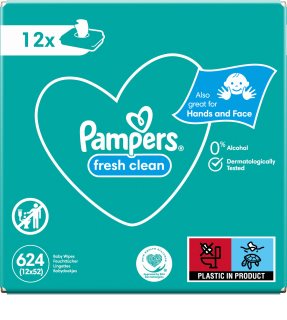 Pampers Fresh Clean vlažne maramice za djecu za osjetljivu kožu