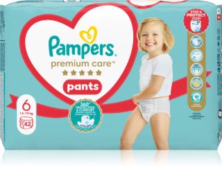 Pampers Premium Care Pants Size 6 vienkartinės sauskelnės-kelnaitės 13-19 kg 42 vnt.