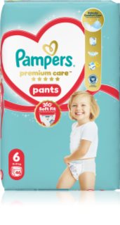 Pampers Premium Care Pants Size 6 vienkartinės sauskelnės-kelnaitės 13-19 kg 46 vnt.