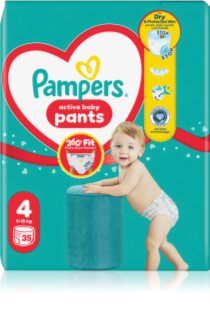 Pampers Active Baby Pants Size 4 vienkartinės sauskelnės-kelnaitės 9-15 kg 35 vnt.