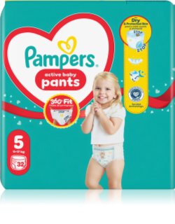 Pampers Active Baby Pants Size 5 jednorázové plenkové kalhotky 11-17 kg 32 ks