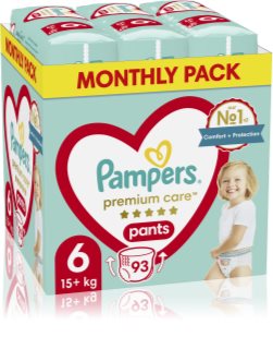 Pampers Premium Care Pants Size 6 couches-culottes à usage unique 15+ kg 93 pcs