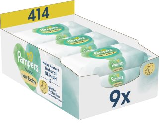 Pampers Harmonie New Baby puhdistavat kosteuspyyhkeet lapsille