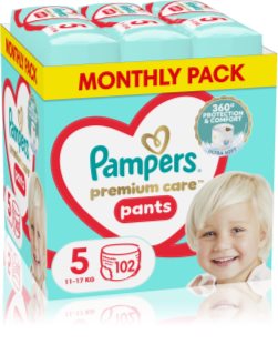 Pampers Premium Care Pants Size 5 couches-culottes à usage unique 12-17 kg 102 pcs