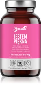 Panaseus Jestem Piękna kapsułki na piękne włosy i skórę 50 caps.