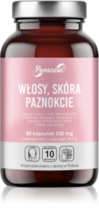 Panaseus Włosy skóra paznokcie kapsułki na piękne włosy, skórę i paznokcie 50 caps.