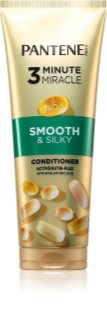 Pantene 3 Minute Miracle Smooth&Silky Djupt närande 3-minuters balsam för skadat hår 220 ml