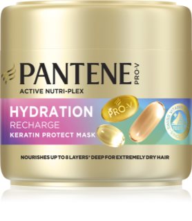 Pantene Pro-V Active Nutri Plex Hydration Recharge відновлююча та зволожуюча маска для волосся з кератином 300 мл