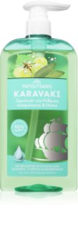 PAPOUTSANIS Karavaki Control & Detox szampon na tłustą i suchą skórę głowy 600 ml