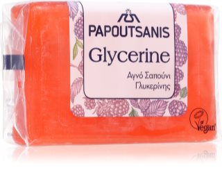 PAPOUTSANIS Glycerine Red Szilárd szappan testre 125 g