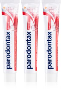 Parodontax Classic Zahnpasta gegen Zahnfleischbluten ohne Fluor 3x75 ml
