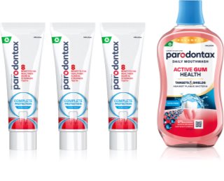Parodontax Complete Protection & Active Gum Health Extra Fresh szett az egészséges fogakért és ínyért
