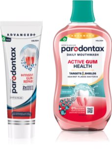 Parodontax Intensive Gum Repair White & Active Gum Health set za zube