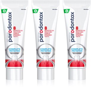 Parodontax Complete Protection Whitening избелваща паста за зъби с флуорид 3x75 мл.