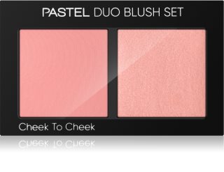 Pastel Profashion Duo Blush Set Cheek To Cheek палитра с ружове цвят 10 Hot Pink 2x4.3 гр.