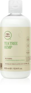 Paul Mitchell Tea Tree Hemp Restoring Conditioner & Body Lotion Conditioner für haare und körper 300 ml