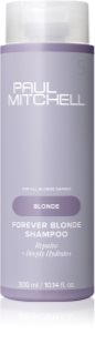 Paul Mitchell Blonde Forever Blonde Shampoo shampoing violet pour les cheveux blonds froids ayant subi une décoloration ou un balayage 300 ml