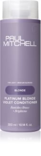 Paul Mitchell Blonde Platinum Blonde Violet Conditioner après-shampoing violet pour cheveux blonds 300 ml