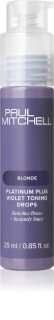 Paul Mitchell Platinum Plus Violet Toning Drops kapky neutralizující žluté tóny 25 ml