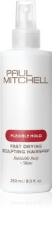 Paul Mitchell Flexible Hold Fast Drying Sculpting Hairspray Juukselakk kohevuse ja sära andmiseks 250 ml