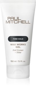 Paul Mitchell Firm Hold Wax Works Gel Haargel für strahlenden Glanz 150 ml