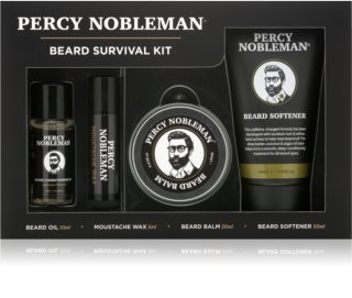 Percy Nobleman Beard Survival Kit set (pentru barbă)