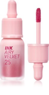 peripera Ink Airy Velvet ruj crema cu efect matifiant culoare 25 Zazzy Peach 4 g