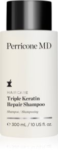 Perricone MD HAIRCARE Triple Keratin champô reforçador para o cabelo seco e frágil 300 ml