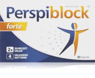 Perspiblock Forte tabletki na poprawę czynności nerek i pęcherza moczowego 30 tabletek