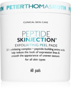 Peter Thomas Roth Peptide Skinjection™ Exfoliating Peel Pads Peeling-Polsterchen mit glättender Wirkung 60 St.
