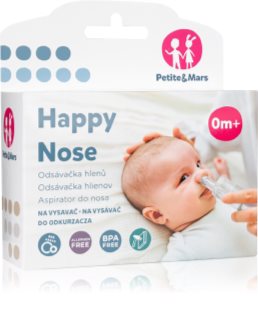 Petite&Mars Happy Nose aspirator do nosa 0 m+ 1 szt.