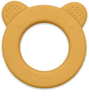 Petite&Mars Beary rágóka csörgővel Intense Ochre 0 m+ 1 db