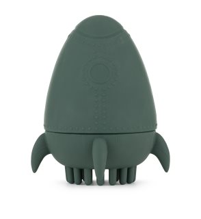 Petite&Mars Splashy Rocket 6m+ vannas rotaļlieta Misty Green 1 gab.