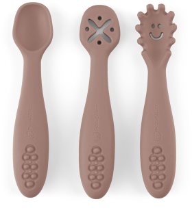 Petite&Mars Take&Match 6m+ cuchara para niños Velvet Latte 3 ud