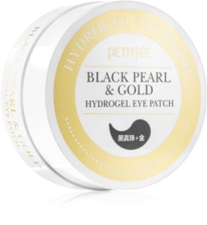 Petitfée Black Pearl & Gold máscara hidrogel ao redor dos olhos 60 un.