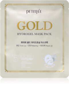 Petitfée Gold intensiivinen hydrogeelinaamio sisältää 24 karaatin kultaa 32 g