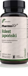 Pharmovit Rdest japoński z resweratrolem kapsułki ziołowe do zapewnienia komfortu podczas menopauzy 90 caps.