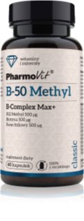 Pharmovit B-50 Methyl B-complex Max+ kapsułki do wsparcia metabolizmu energetycznego