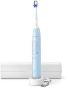 Philips Sonicare 6100 HX7406/02 Sonic Electric Toothbrush Light Blue 1 pc