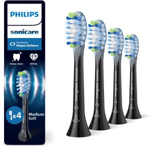 Philips Sonicare Premium Plaque Defense HX9044/88 toothbrush replacement heads 4 pc